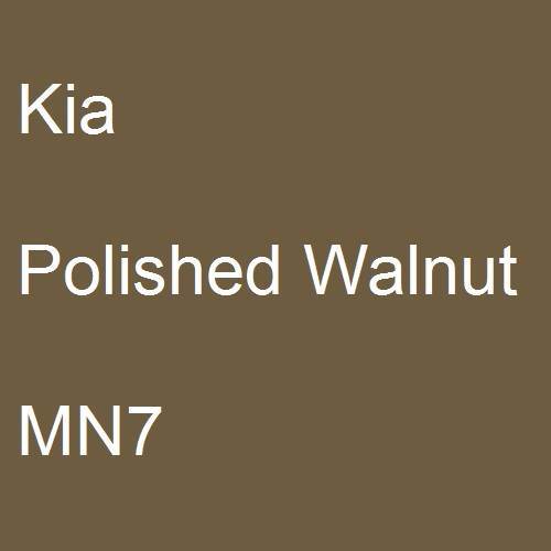 Kia, Polished Walnut, MN7.